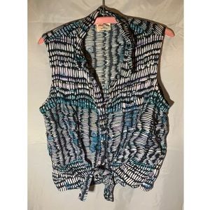 Black Poppy sleeveless top